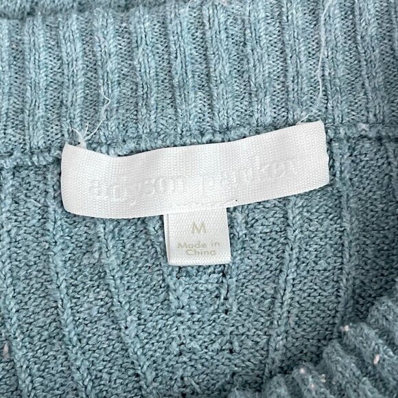 Adyson Parker Knit‎ Pullover Stretch Balloon Long Sleeve Sweater Blue Women M - Picture 6 of 13